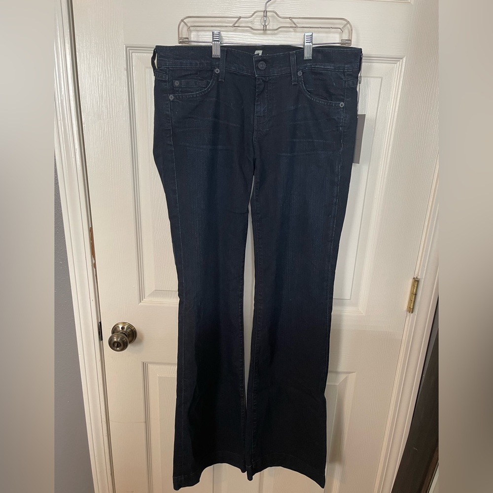7 For All Mankind “dojo” flare leg trouser jeans size 30